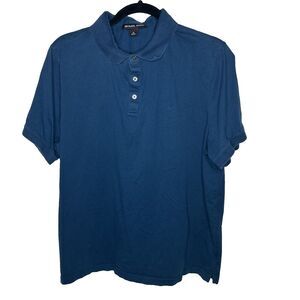 Michael Kors Women's Shirt Blue  Size XL Short Sleeve Collared Polo Preppy Logo